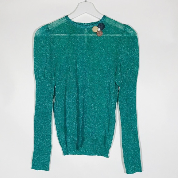 Erotokritos Shimmery Translucent Blouse - Picture 1 of 7